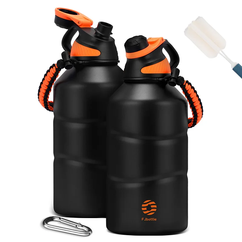 FEIJIAN Thermos Bottle 1.9L Large Capacity Stainless Steel Thermal Water Bottle Cold and Hot Vacuum Flask With rope Gym - Image 13