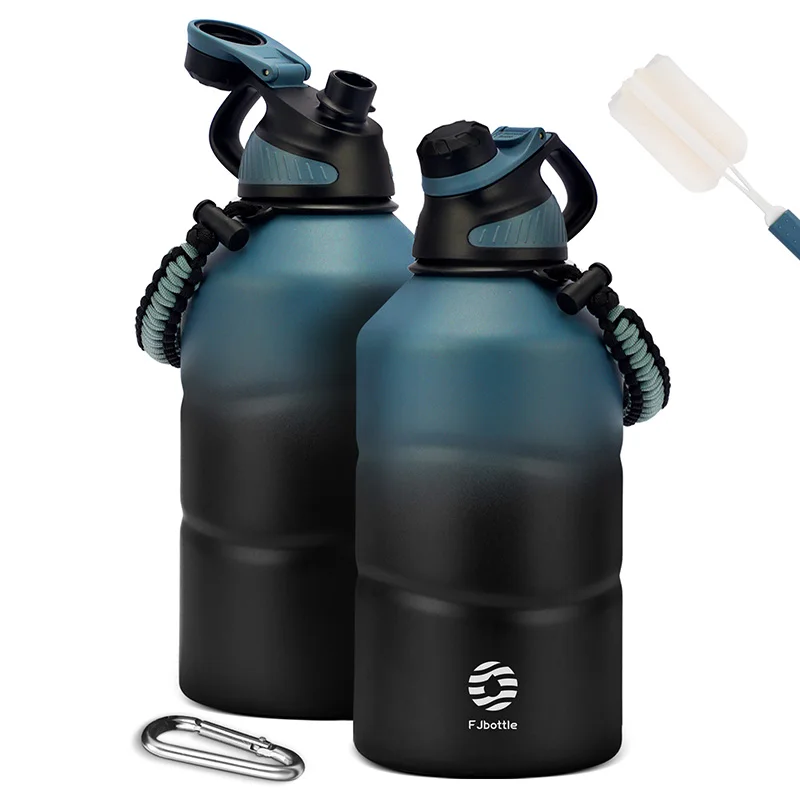 FEIJIAN Thermos Bottle 1.9L Large Capacity Stainless Steel Thermal Water Bottle Cold and Hot Vacuum Flask With rope Gym - Image 14