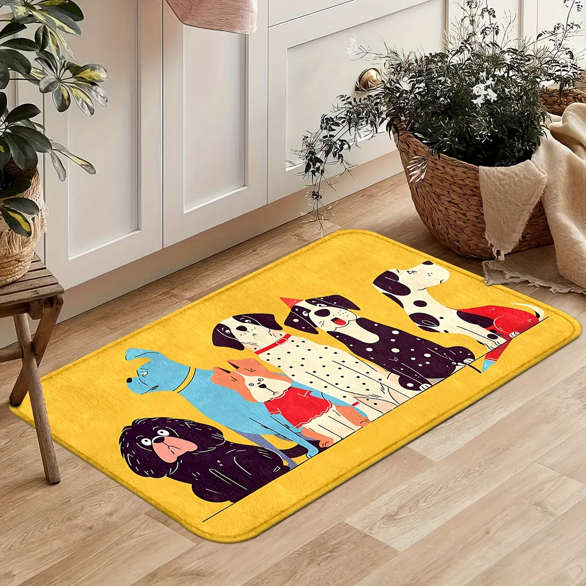 Festive Dog Animal Kitchen Mats: Non-slip, Durable, and Comfortable for Kitchen, Home, Office, Bathroom, and Laundry Room - Available in Different Sizes - Image 9