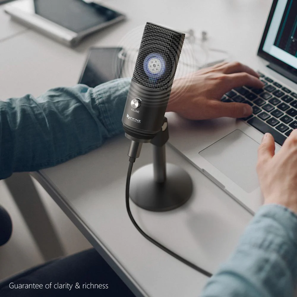 FIFINE USB Microphone for laptop and Computers for Recording Streaming Voice overs Podcasting for Audio&amp;Video K670 - Image 4
