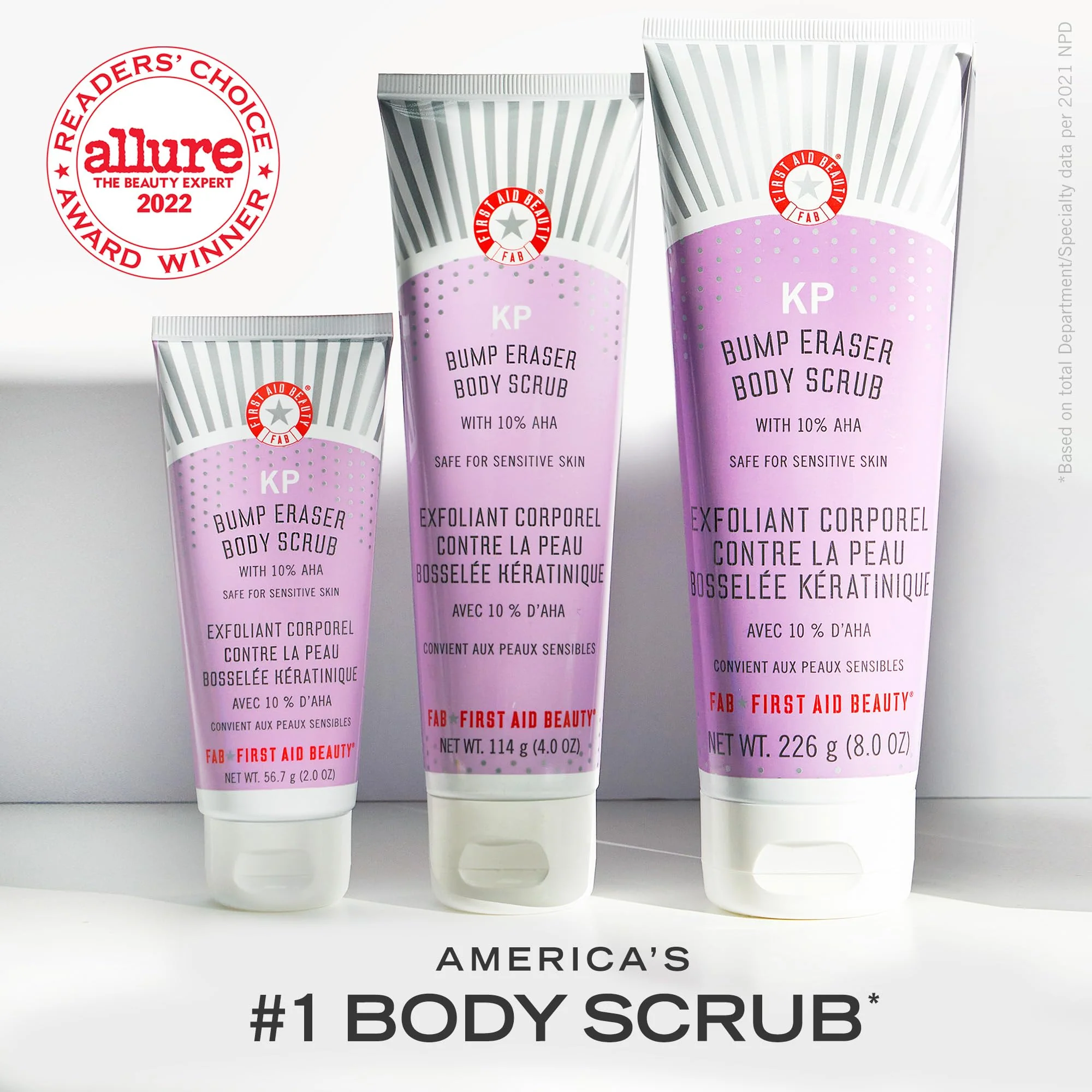 First Aid Beauty KP Bump Eraser Body Scrub Exfoliant for Keratosis Pilaris with 10% AHA 2 oz. - Image 4