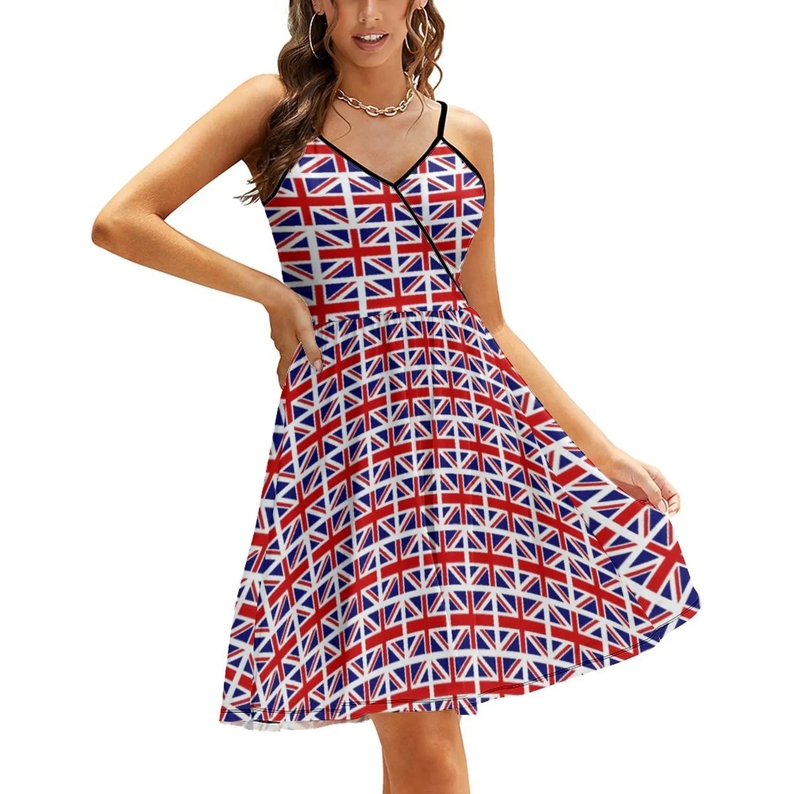 Flags of Jamaica Casual Dress Holiday Spaghetti Straps Black Green Aesthetic Dresses Ladies Night Club Graphic Vestidos - Image 19