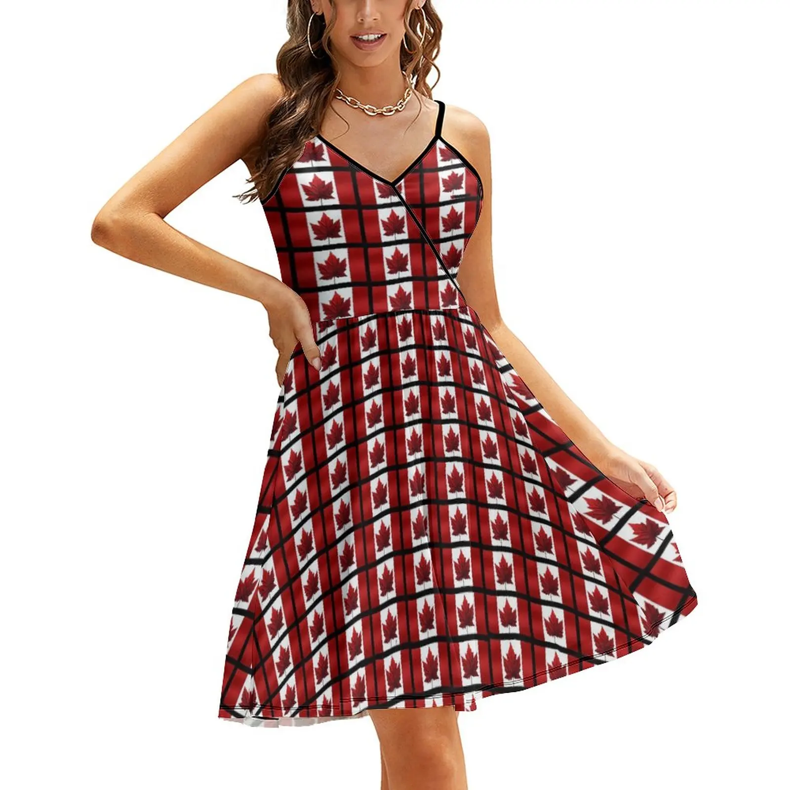 Flags of Jamaica Casual Dress Holiday Spaghetti Straps Black Green Aesthetic Dresses Ladies Night Club Graphic Vestidos - Image 20