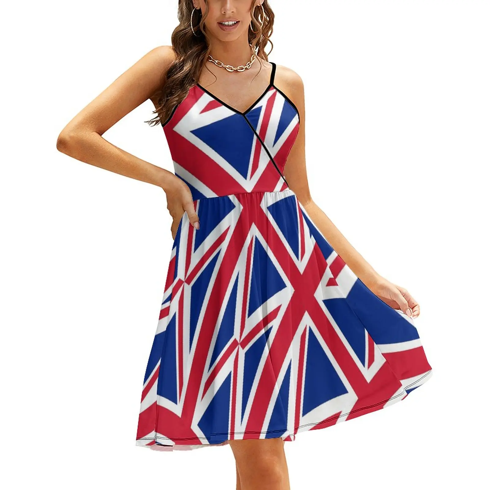 Flags of Jamaica Casual Dress Holiday Spaghetti Straps Black Green Aesthetic Dresses Ladies Night Club Graphic Vestidos - Image 23
