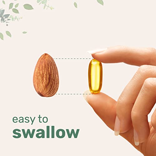 Flaxseed Oil 1400mg Softgels, 300 Counts | w/ 700mg ALA Omega 3, Cold Pressed, Rich in Fatty Acids, Alpha Linolenic Acid, Support Heart Health & Immune System | Non-GMO, No Gluten - 300 Servings - Image 2