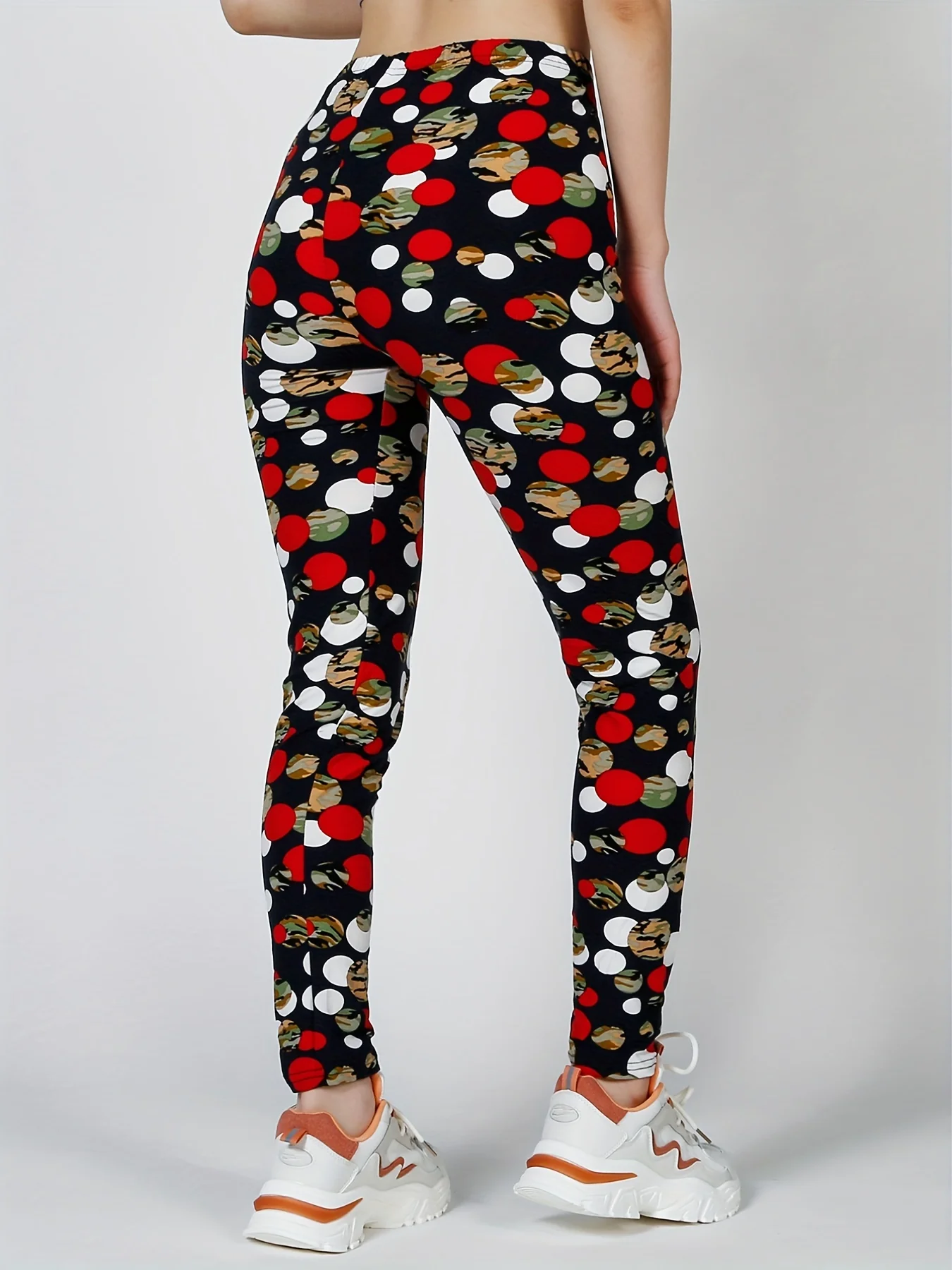 [Floral Leggings] High Waist Floral Printed Women's Leggings | Casual Sweatpants Pants - Image 10
