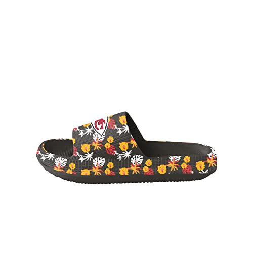 FOCO Kansas City Chiefs NFL Womens Floral Pillow Slide - L - Image 4