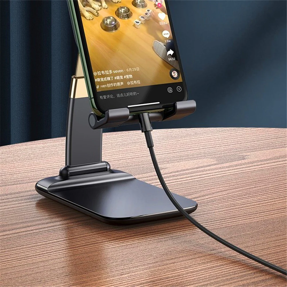 Foldable Metal Desktop Mobile Phone Stand For iPad iPhone 13 X Smartphone Support Tablet Desk Cell Phone Portable Holder Bracket - Image 10