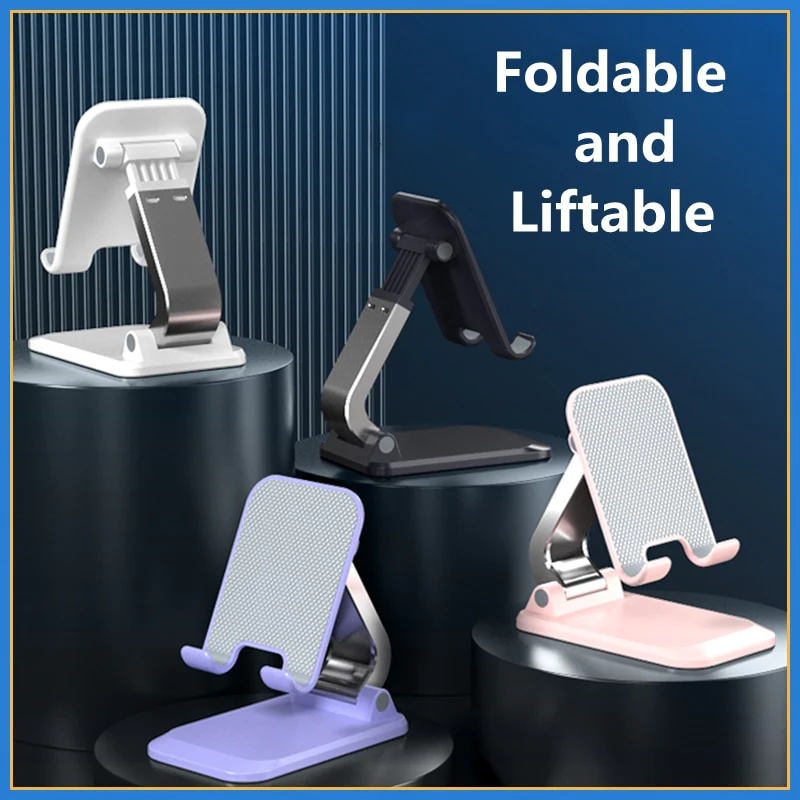 Foldable Metal Desktop Mobile Phone Stand For iPad iPhone 13 X Smartphone Support Tablet Desk Cell Phone Portable Holder Bracket - Image 13