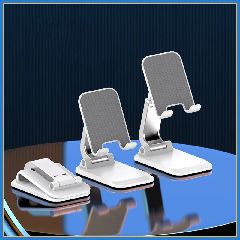 Foldable Metal Desktop Mobile Phone Stand For iPad iPhone 13 X Smartphone Support Tablet Desk Cell Phone Portable Holder Bracket - Image 3
