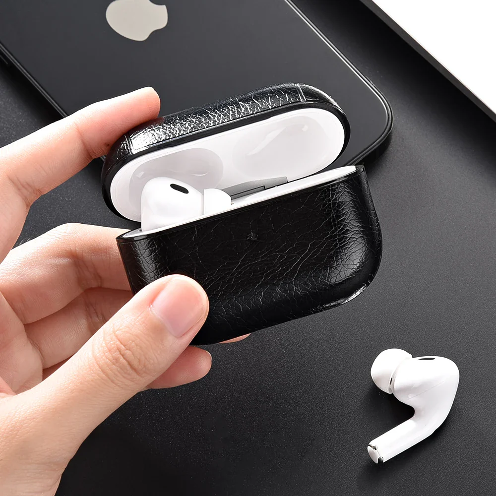 For Airpods 3 Pro 2nd 1 Case Leather Protective Sleeve Earphone Cases Wireless Charging Headphone Cover For Airpods Pro 2 Case - Image 5