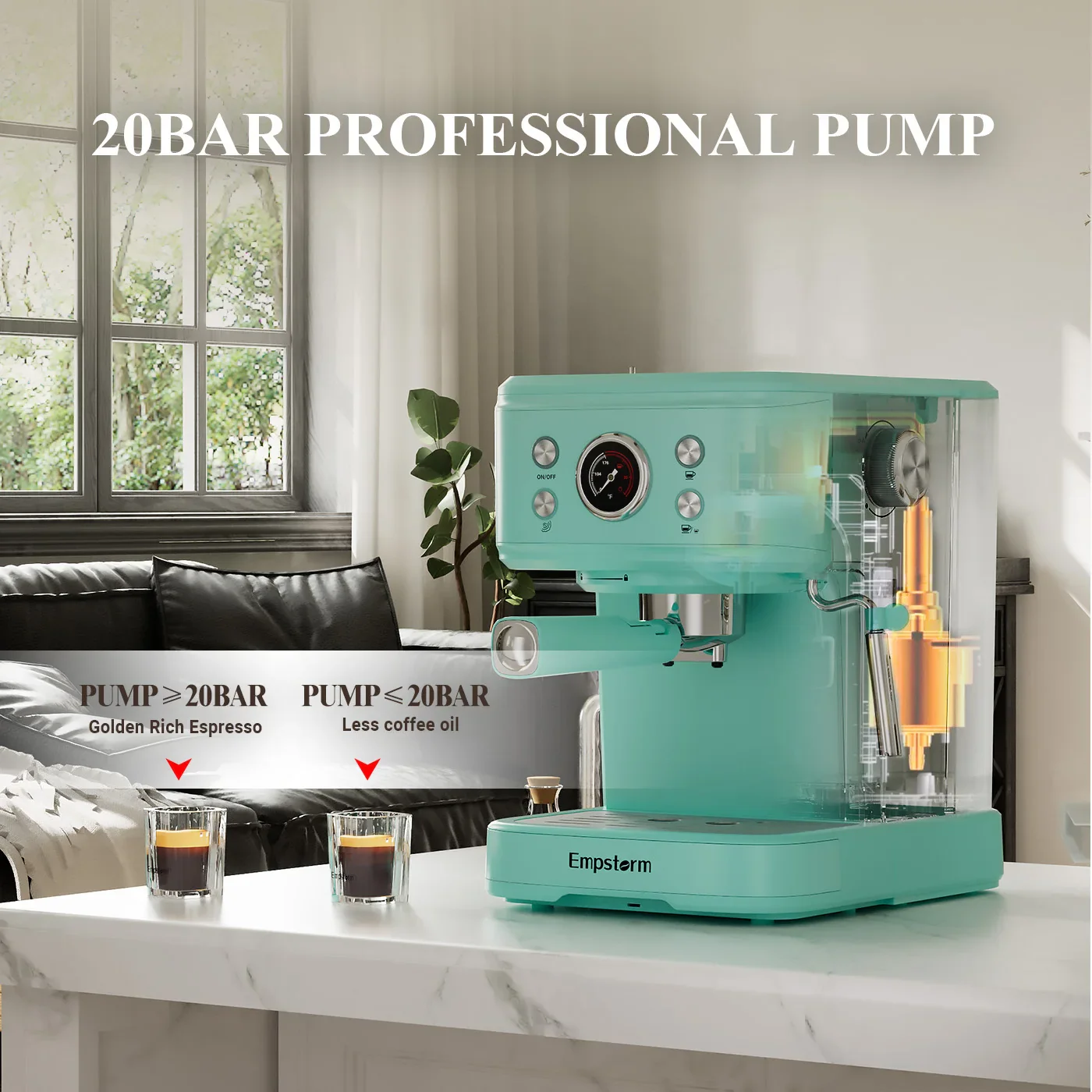 For Empstorm High Quality Commercial Espresso Coffee Roaster Machine Electric Home 3 in 1 with for Nespresso Capsules for Hotels - Image 3