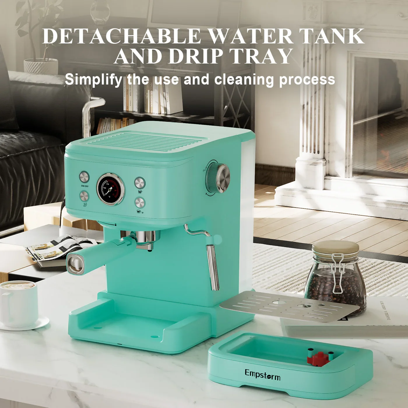 For Empstorm High Quality Commercial Espresso Coffee Roaster Machine Electric Home 3 in 1 with for Nespresso Capsules for Hotels - Image 6