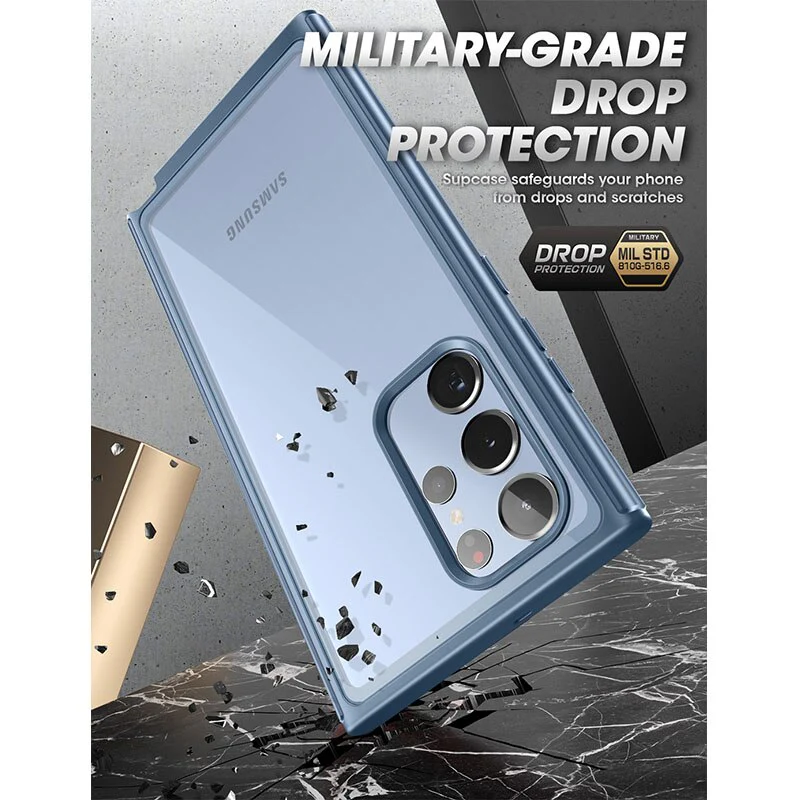 For Samsung Galaxy S23 Ultra Case 6.8" (2023) SUPCASE UB Edge XT Slim Frame Clear Protective Case with Built-in Screen Protector - Image 11