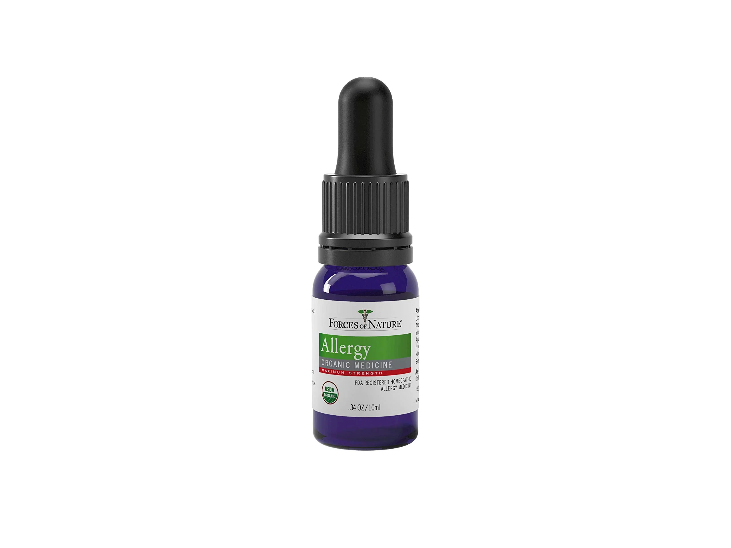 Forces of Nature - Natural Organic Allergy Maximum Strength Medicine (10ml) Non Drowsy, Non Addictive, Non GMO -Fight Indoor, Outdoor Allergies, Sneezing, Runny Nose, Itchy Eyes, Throat and Nose - Image 4