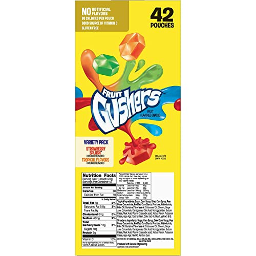 Fruit Fruit Fruit Gushers Variety Pack, Strawberry Splash & Tropical (42 ct.) A1 - Image 6