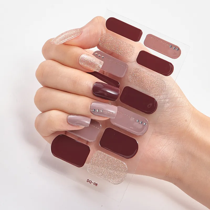 Full Cover Nail Stickers Designer Nail Decals Fashion Five Sorts 0f Nail Stickers  Nail Sticker set Nail Decoration Nail Strips - Image 13