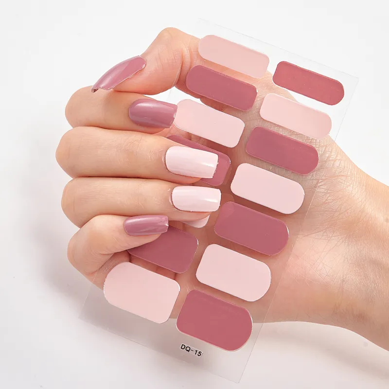Full Cover Nail Stickers Designer Nail Decals Fashion Five Sorts 0f Nail Stickers  Nail Sticker set Nail Decoration Nail Strips - Image 22