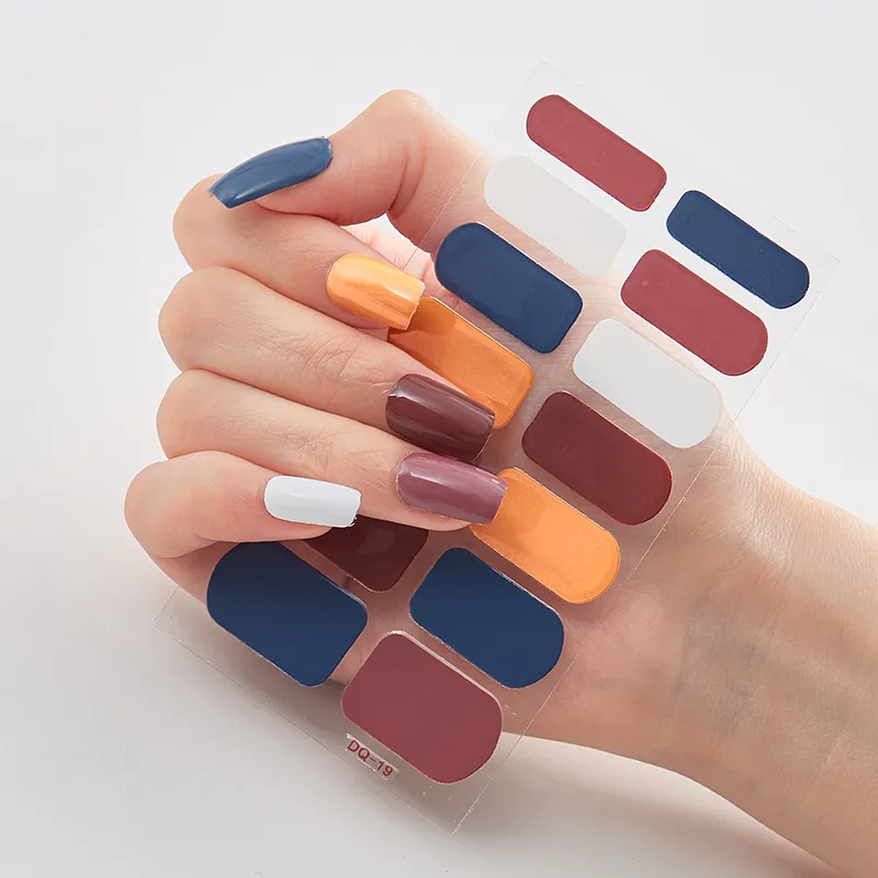 Full Cover Nail Stickers Designer Nail Decals Fashion Five Sorts 0f Nail Stickers  Nail Sticker set Nail Decoration Nail Strips - Image 26