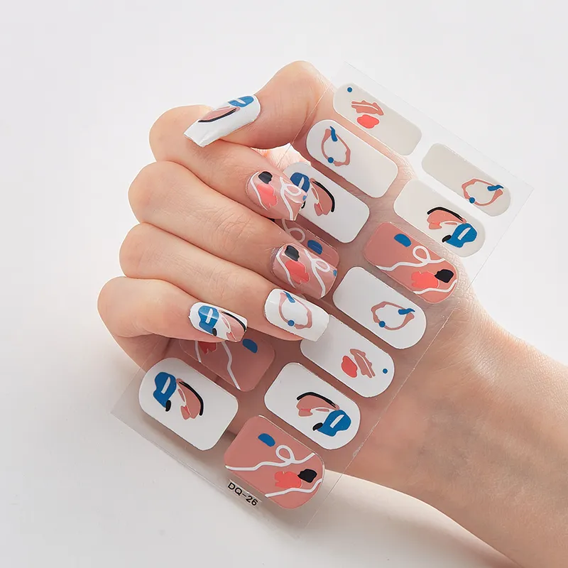 Full Cover Nail Stickers Designer Nail Decals Fashion Five Sorts 0f Nail Stickers  Nail Sticker set Nail Decoration Nail Strips - Image 32