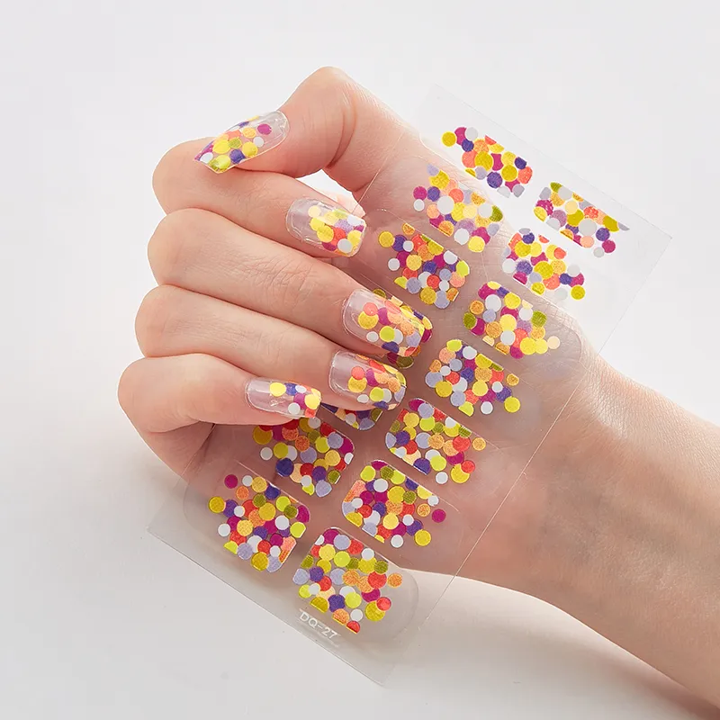 Full Cover Nail Stickers Designer Nail Decals Fashion Five Sorts 0f Nail Stickers  Nail Sticker set Nail Decoration Nail Strips - Image 33