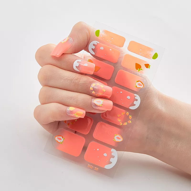 Full Cover Nail Stickers Designer Nail Decals Fashion Five Sorts 0f Nail Stickers  Nail Sticker set Nail Decoration Nail Strips - Image 5