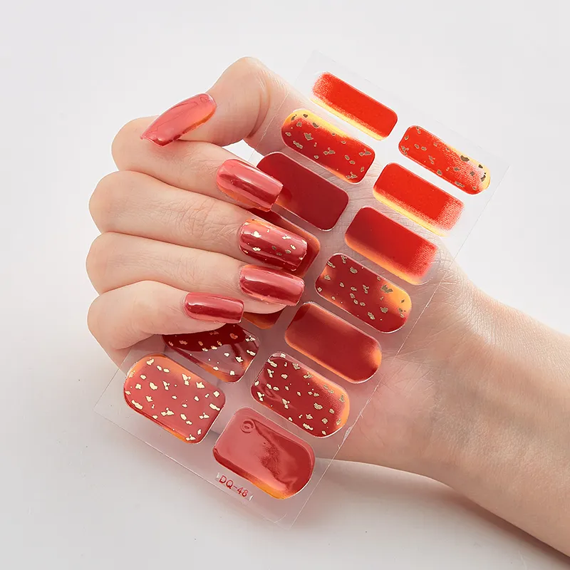 Full Cover Nail Stickers Designer Nail Decals Fashion Five Sorts 0f Nail Stickers  Nail Sticker set Nail Decoration Nail Strips - Image 51
