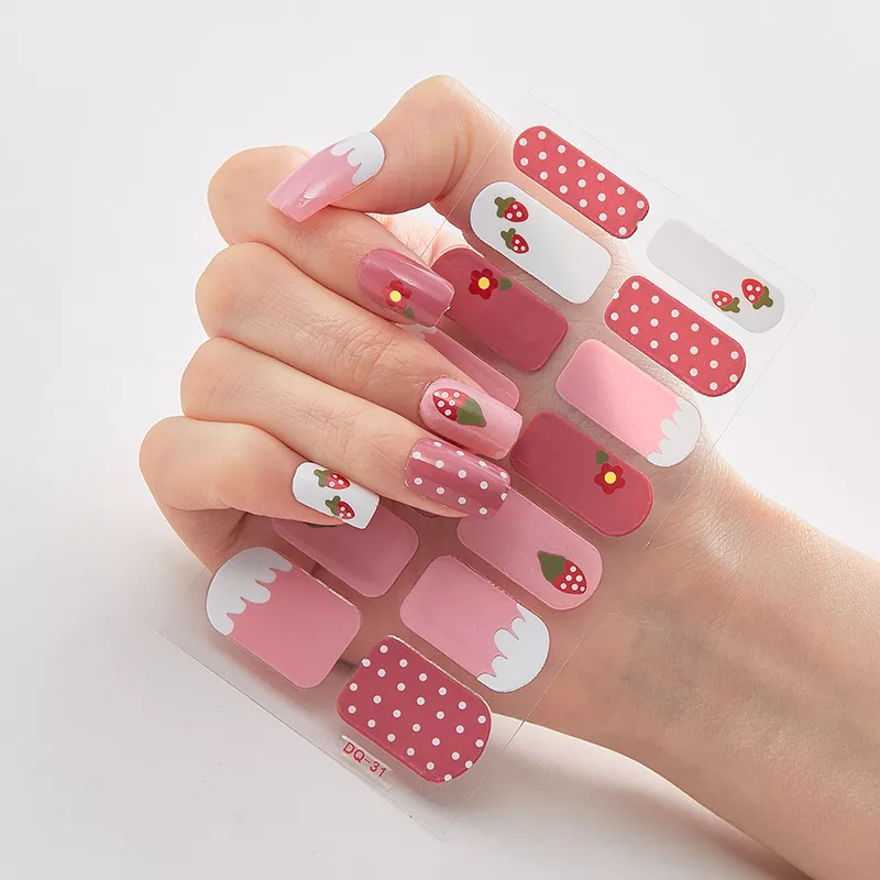 Full Cover Nail Stickers Designer Nail Decals Fashion Five Sorts 0f Nail Stickers  Nail Sticker set Nail Decoration Nail Strips - Image 7