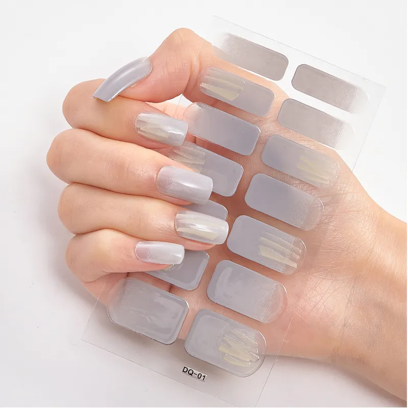 Full Cover Nail Stickers Designer Nail Decals Fashion Five Sorts 0f Nail Stickers  Nail Sticker set Nail Decoration Nail Strips - Image 8
