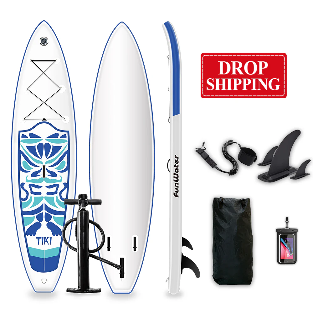FUNWATER Drop Shipping Factory directly sale surfboard board sup surf long surfboard board inflatable paddle board sup surfing