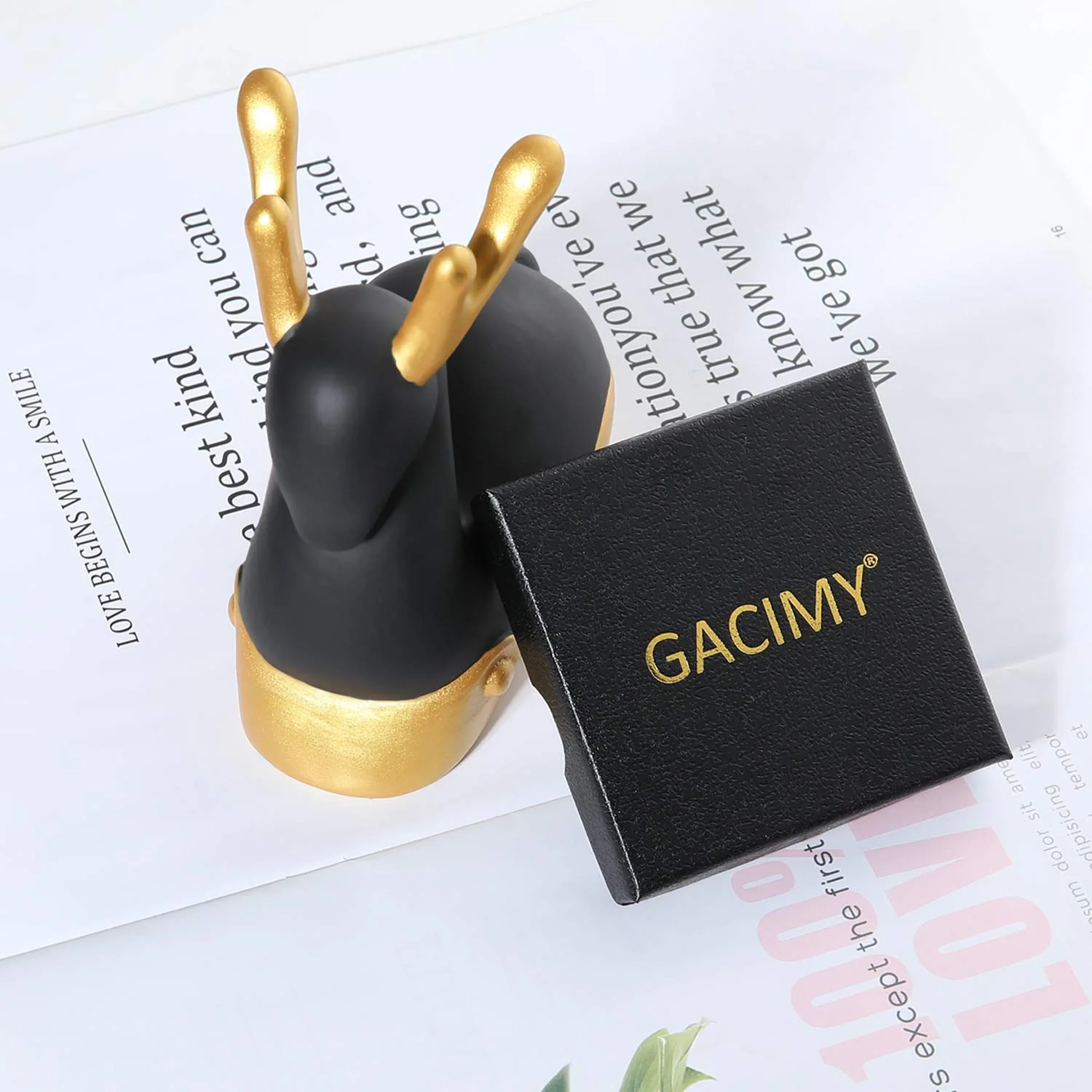 Gacimy Gold Hoop Earrings for Women, 14K Gold Plated Hoops with 925 Sterling Silver Post, Yellow Gold 40mm Medium - Image 2