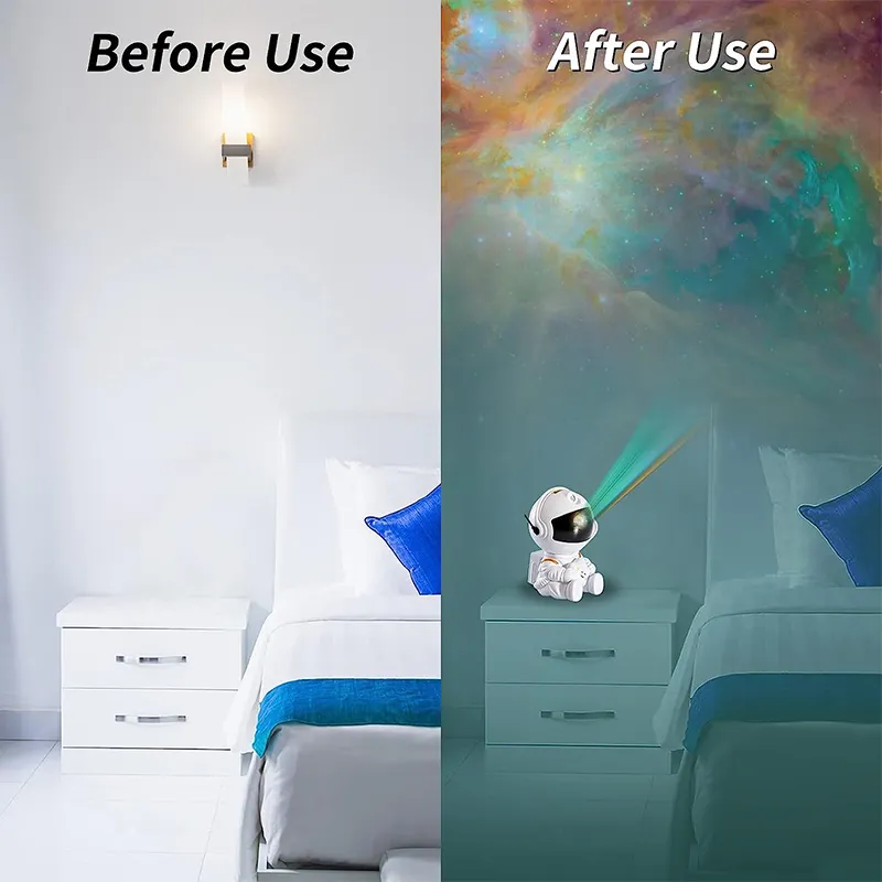 Galaxy Star Projector LED Night Light Starry Sky Astronaut Porjectors Lamp For Decoration Bedroom Home Decorative Children Gifts - Image 3