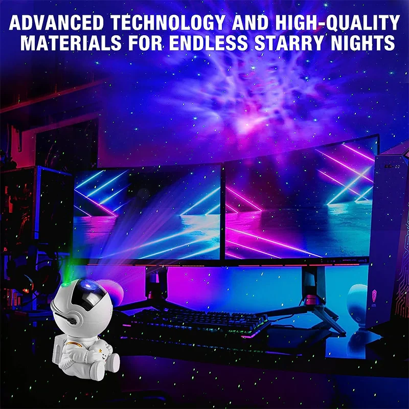 Galaxy Star Projector LED Night Light Starry Sky Astronaut Porjectors Lamp For Decoration Bedroom Home Decorative Children Gifts - Image 5