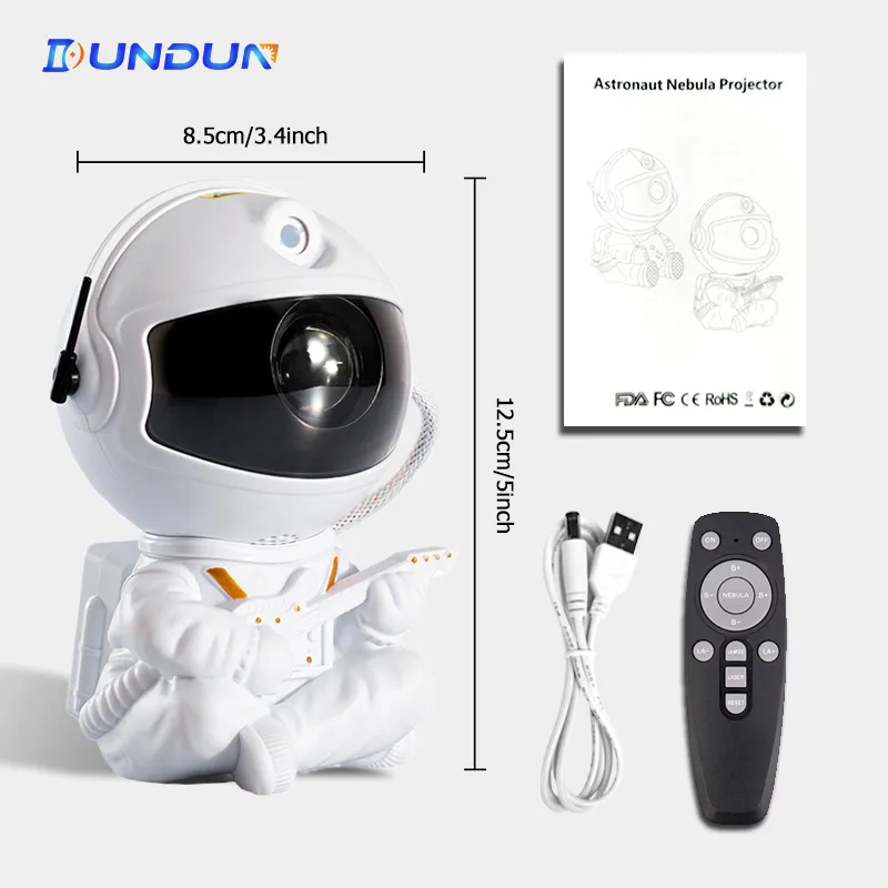 Galaxy Star Projector LED Night Light Starry Sky Astronaut Porjectors Lamp For Decoration Bedroom Home Decorative Children Gifts - Image 7