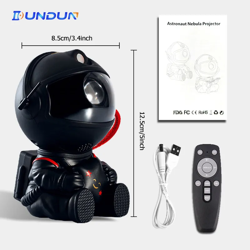 Galaxy Star Projector LED Night Light Starry Sky Astronaut Porjectors Lamp For Decoration Bedroom Home Decorative Children Gifts - Image 8