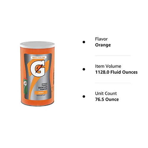 Gatorade Thirst Quencher Powder, Orange, 76.5 oz - Image 4