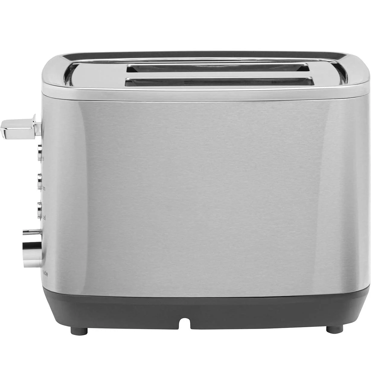 GE Stainless Steel Toaster | 2 Slice | Extra Wide Slots for Toasting Bagels, Breads, Waffles & More | 7 Shade Options for the Entire Household to Enjoy | Countertop Kitchen Essentials | 850 Watts - Image 3