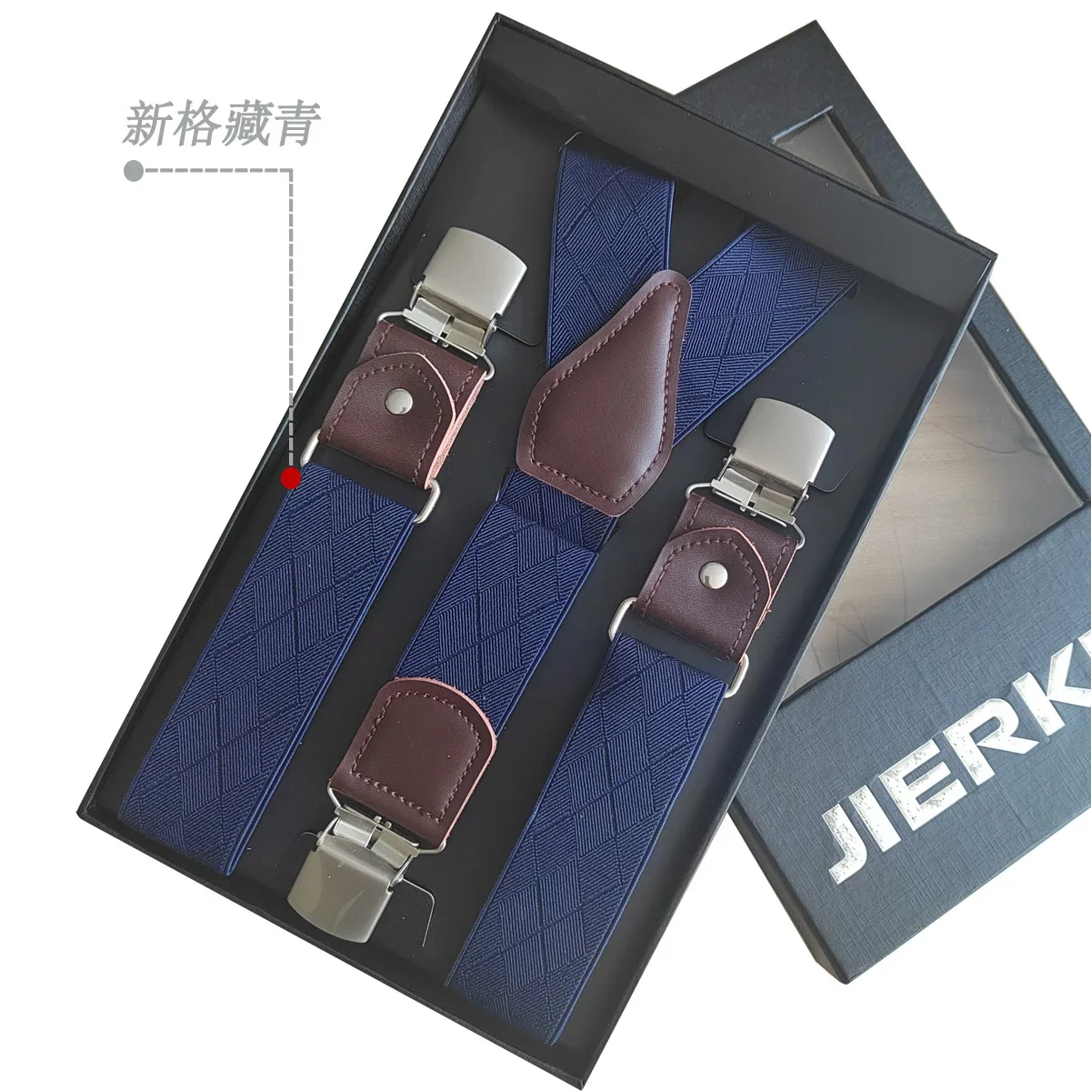 Genuine Leather Suspenders Men 3/6 Clips Male Suspensorios Adjustable Belt Strap Bretelles Vintage Men Clothing Accessories - Image 17