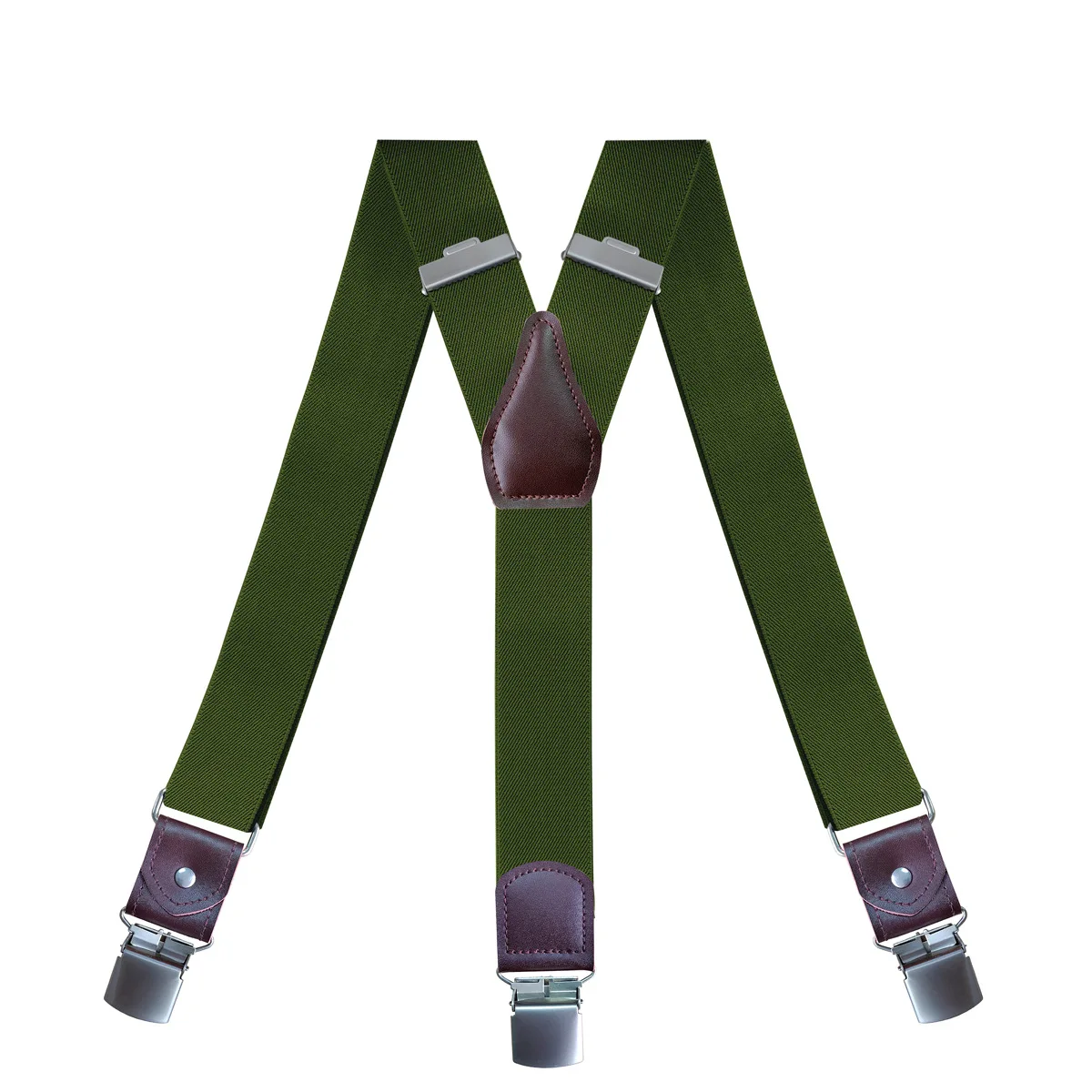 Genuine Leather Suspenders Men 3/6 Clips Male Suspensorios Adjustable Belt Strap Bretelles Vintage Men Clothing Accessories - Image 30