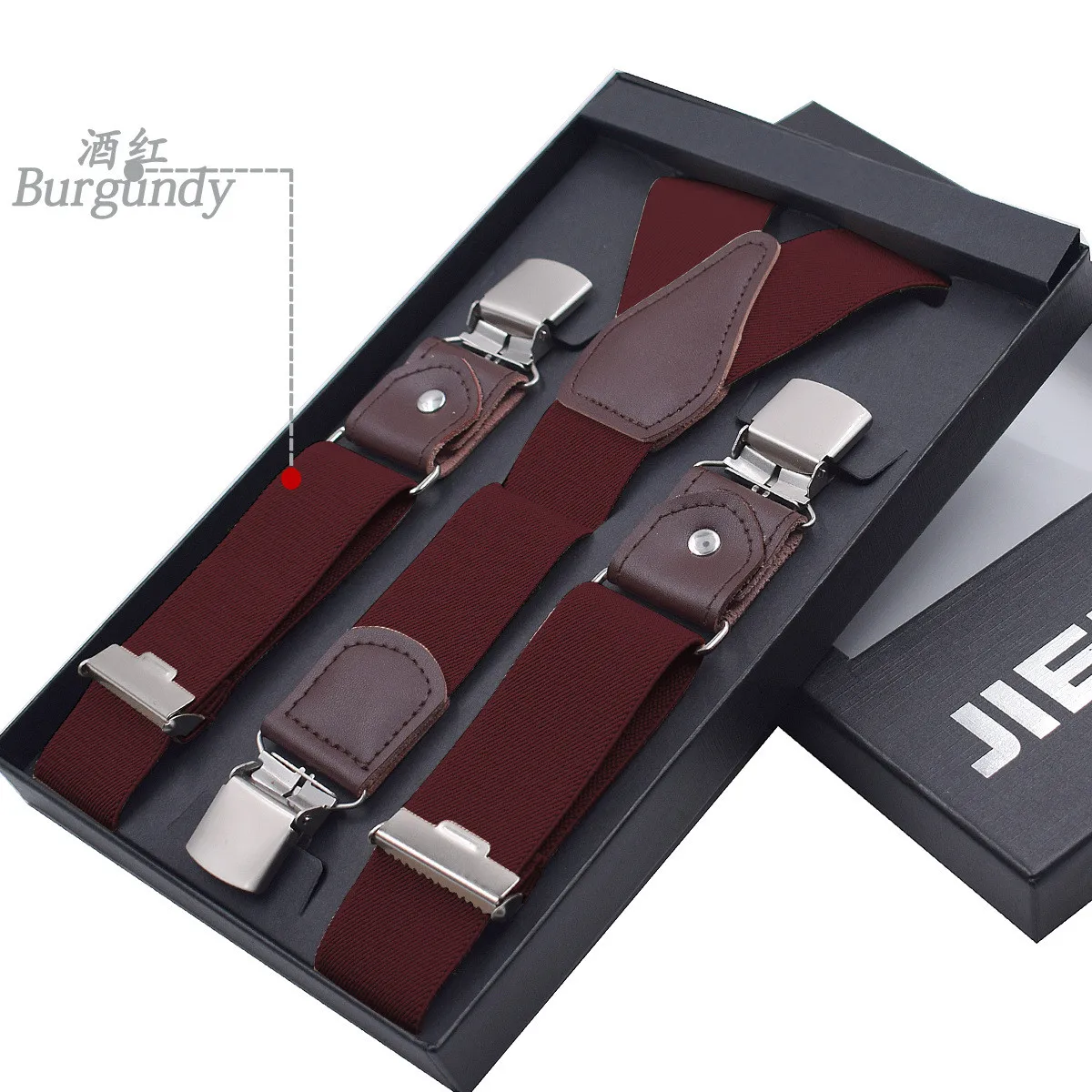 Genuine Leather Suspenders Men 3/6 Clips Male Suspensorios Adjustable Belt Strap Bretelles Vintage Men Clothing Accessories - Image 33