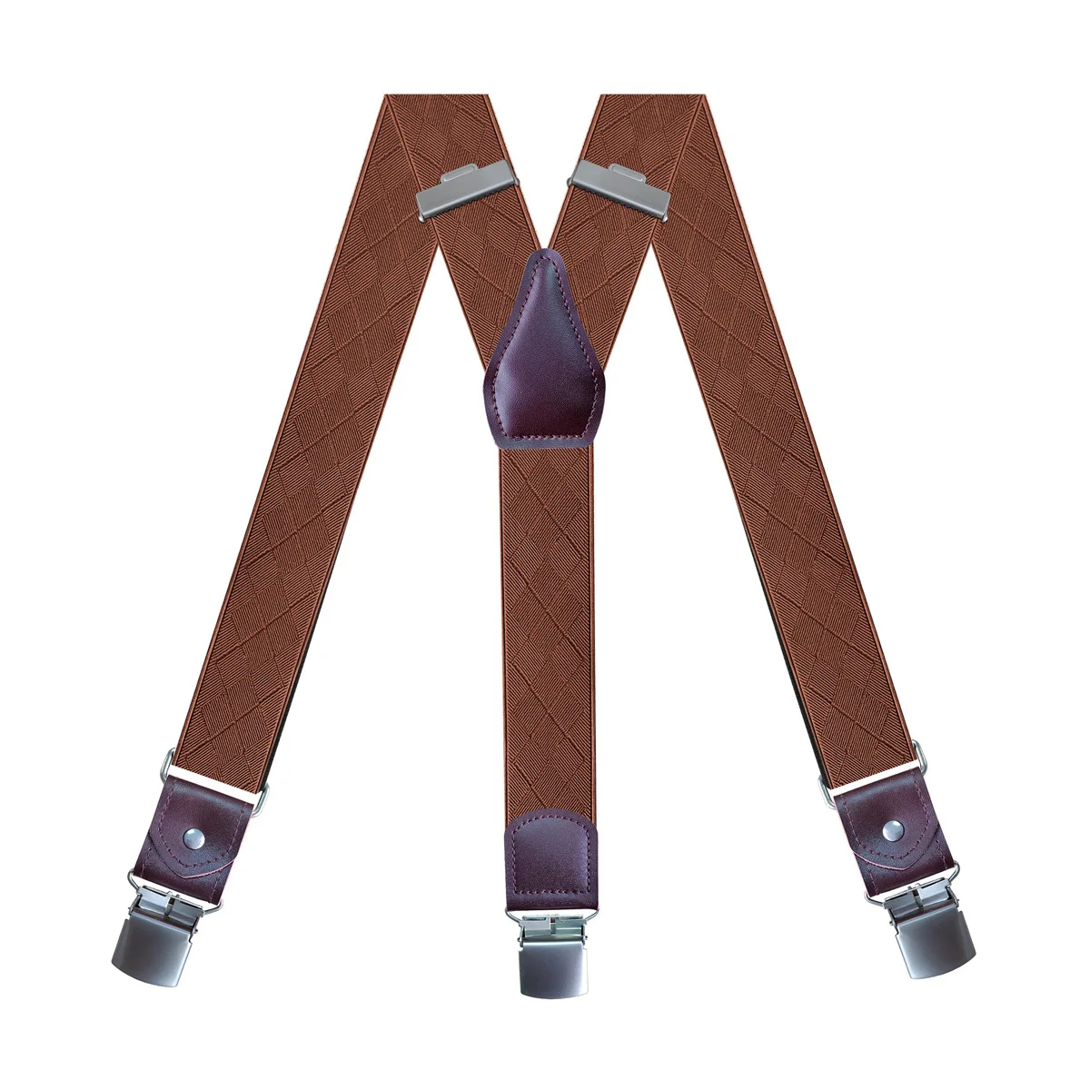Genuine Leather Suspenders Men 3/6 Clips Male Suspensorios Adjustable Belt Strap Bretelles Vintage Men Clothing Accessories - Image 34