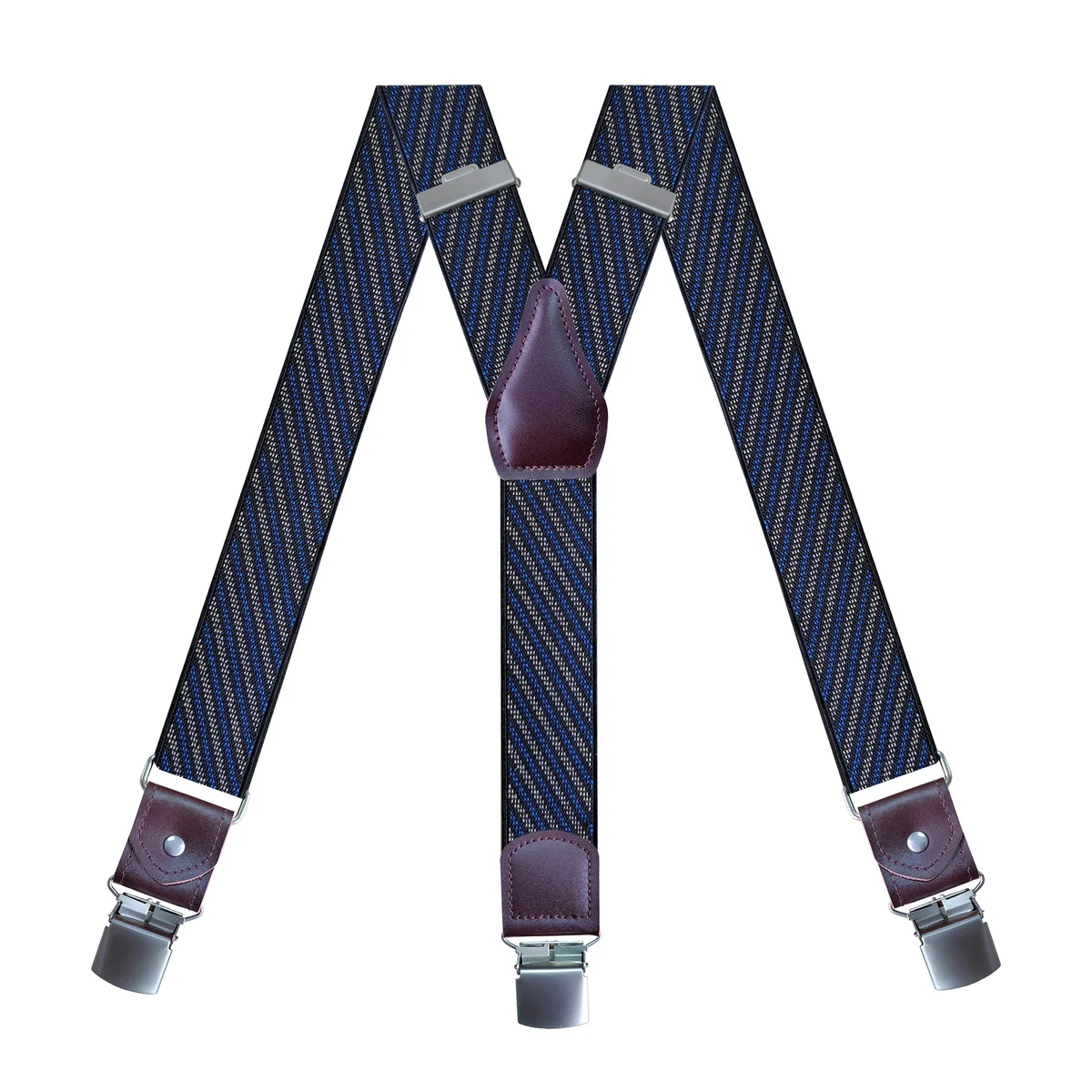 Genuine Leather Suspenders Men 3/6 Clips Male Suspensorios Adjustable Belt Strap Bretelles Vintage Men Clothing Accessories - Image 43