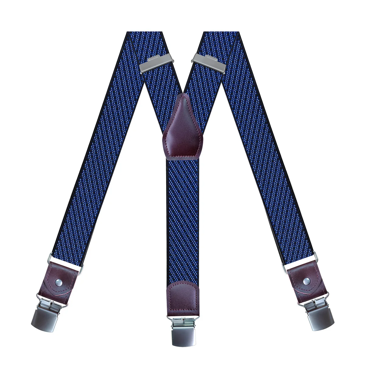 Genuine Leather Suspenders Men 3/6 Clips Male Suspensorios Adjustable Belt Strap Bretelles Vintage Men Clothing Accessories - Image 44