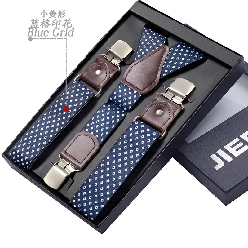 Genuine Leather Suspenders Men 3/6 Clips Male Suspensorios Adjustable Belt Strap Bretelles Vintage Men Clothing Accessories - Image 52