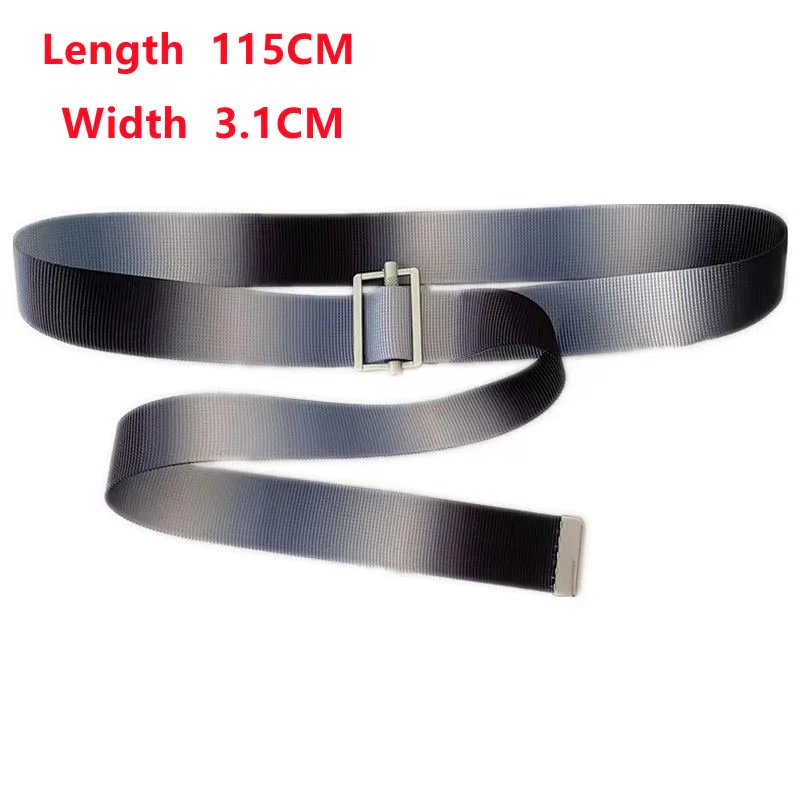 Genuine tactical belt quick release outdoor military belt soft real nylon sports accessories men and women black belt - Image 32