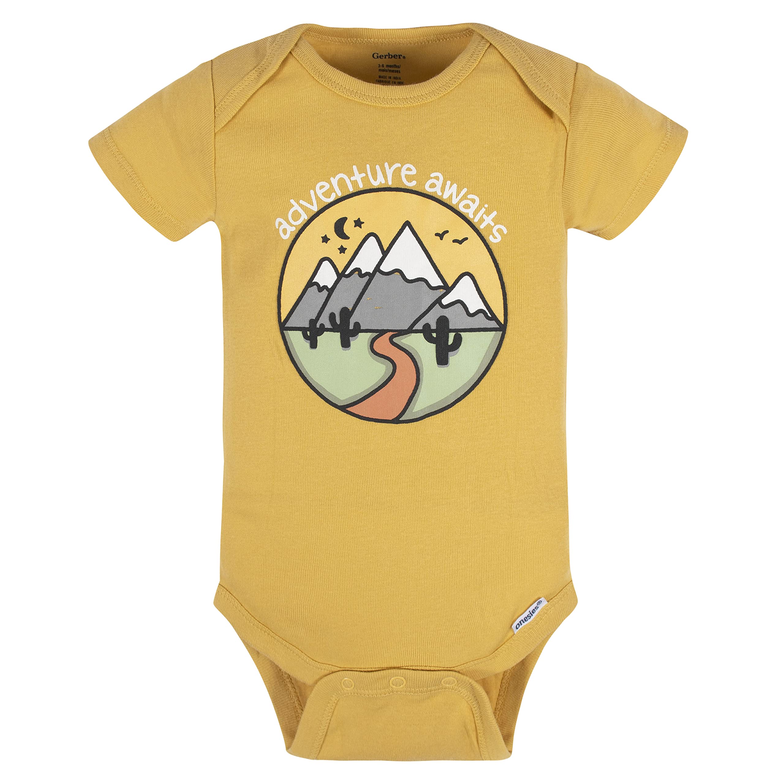 Gerber Baby 8-Pack Short Sleeve Onesies Bodysuits, Southwest, 6-9 Months - Image 6