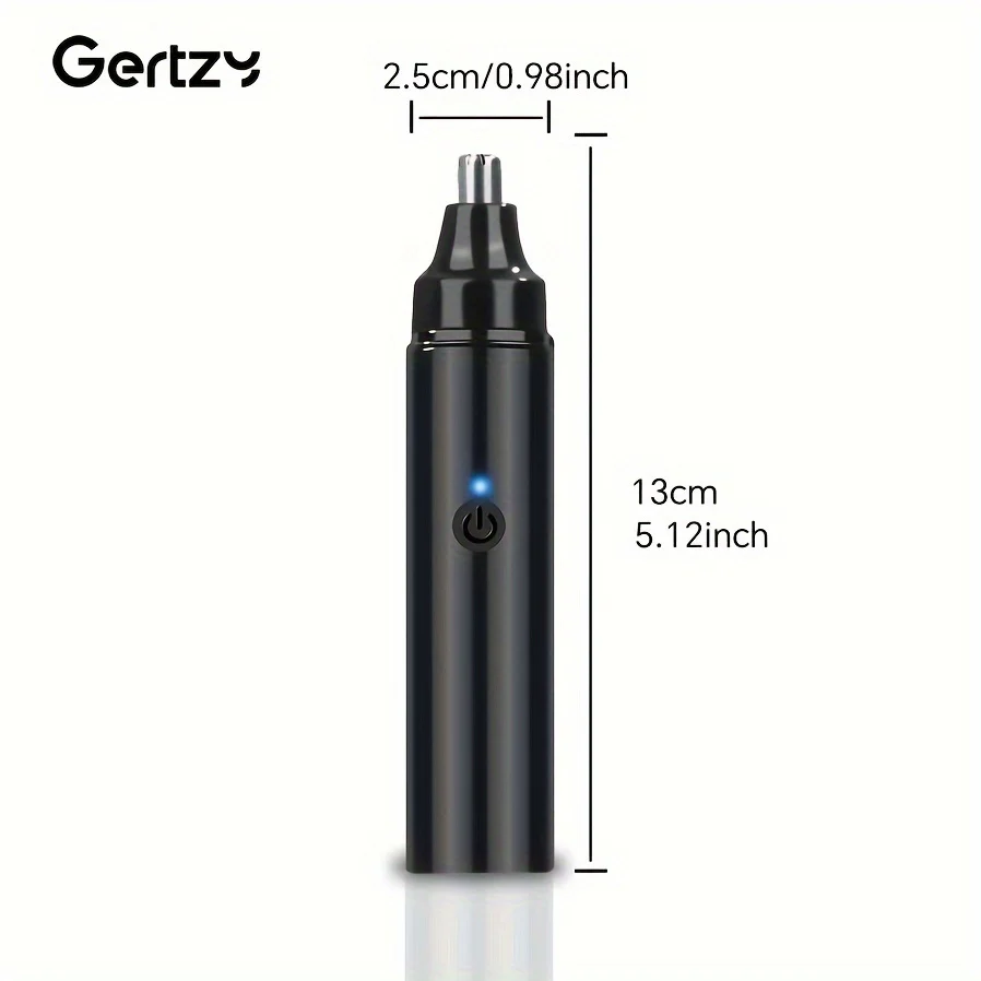 [GERTZY Ear Trimmer] GERTZY Rechargeable Ear And Nose Hair Trimmer | Painless Eyebrow Facial Hair Removal Nose Clipper for Men and Women | Father's Day Gift, USB Electric - Image 2