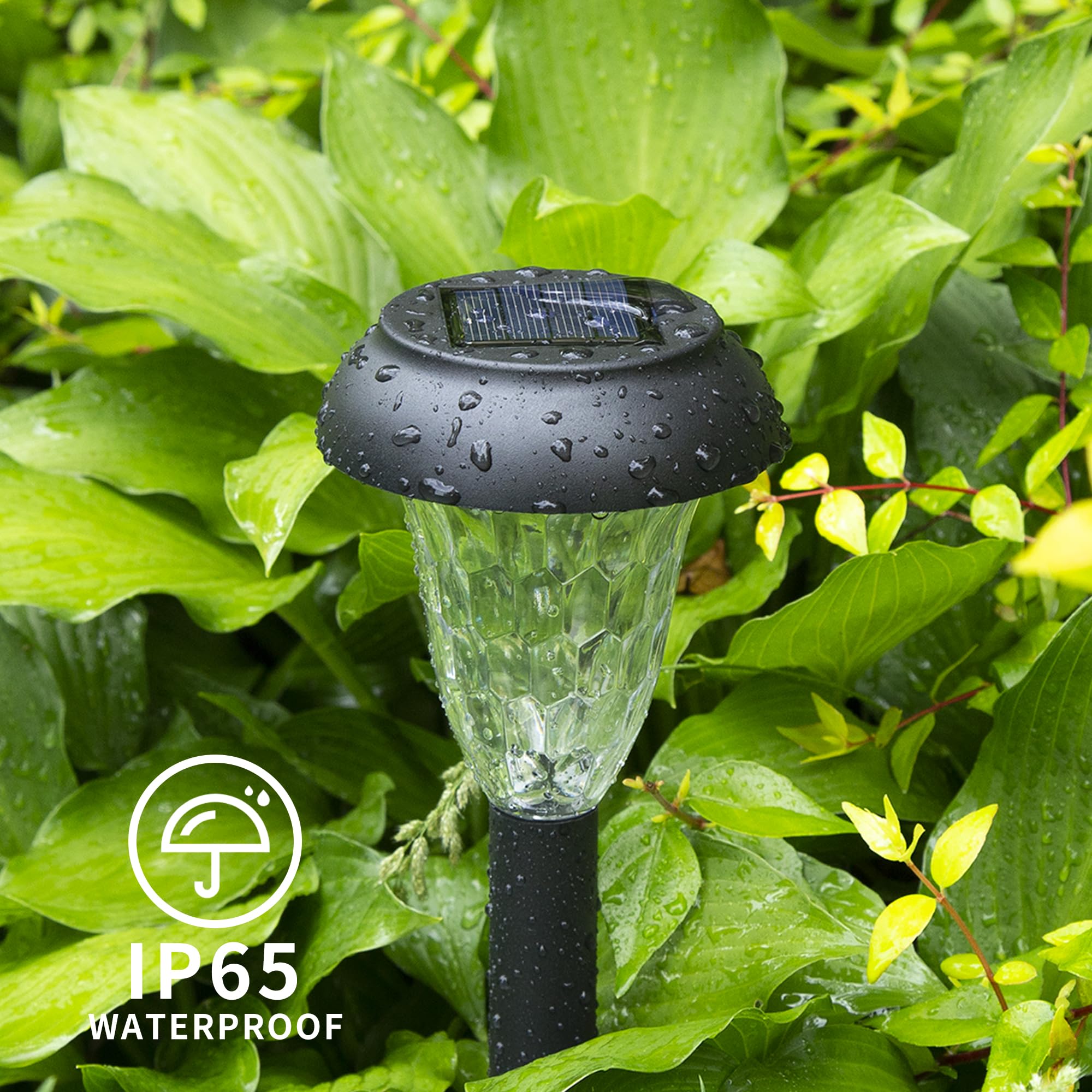 GIGALUMI 12Pack Solar Lights Outdoor Waterproof, Pathway Lights Solar Powered, Landscape Lighting, Solar Lights for Patio, Garden, Yard, Pathways, Landscapes, Walkways and Driveways - Image 4