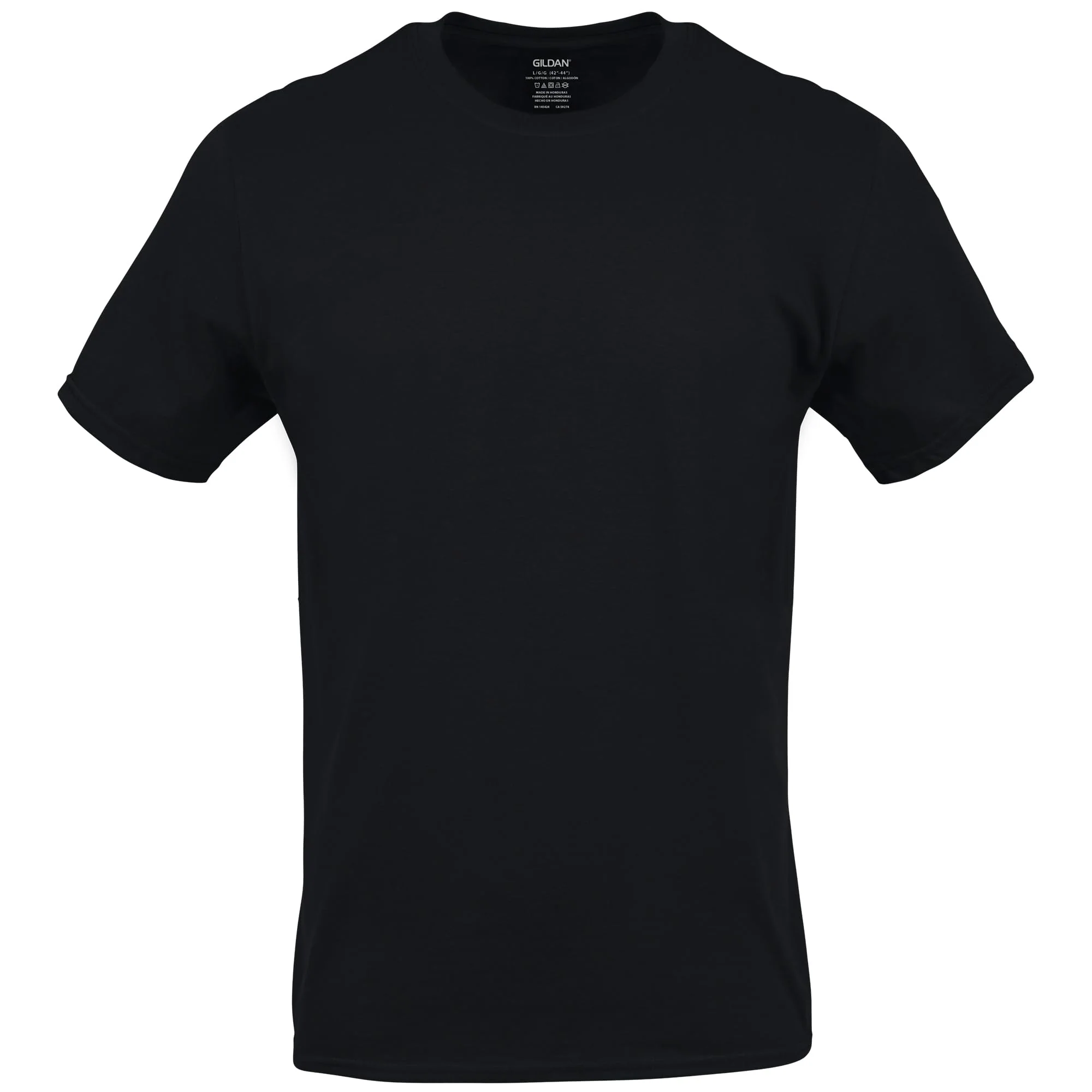 Gildan Men's Crew T-Shirts, Multipack, Style G1100, Black (12-Pack) - Image 5