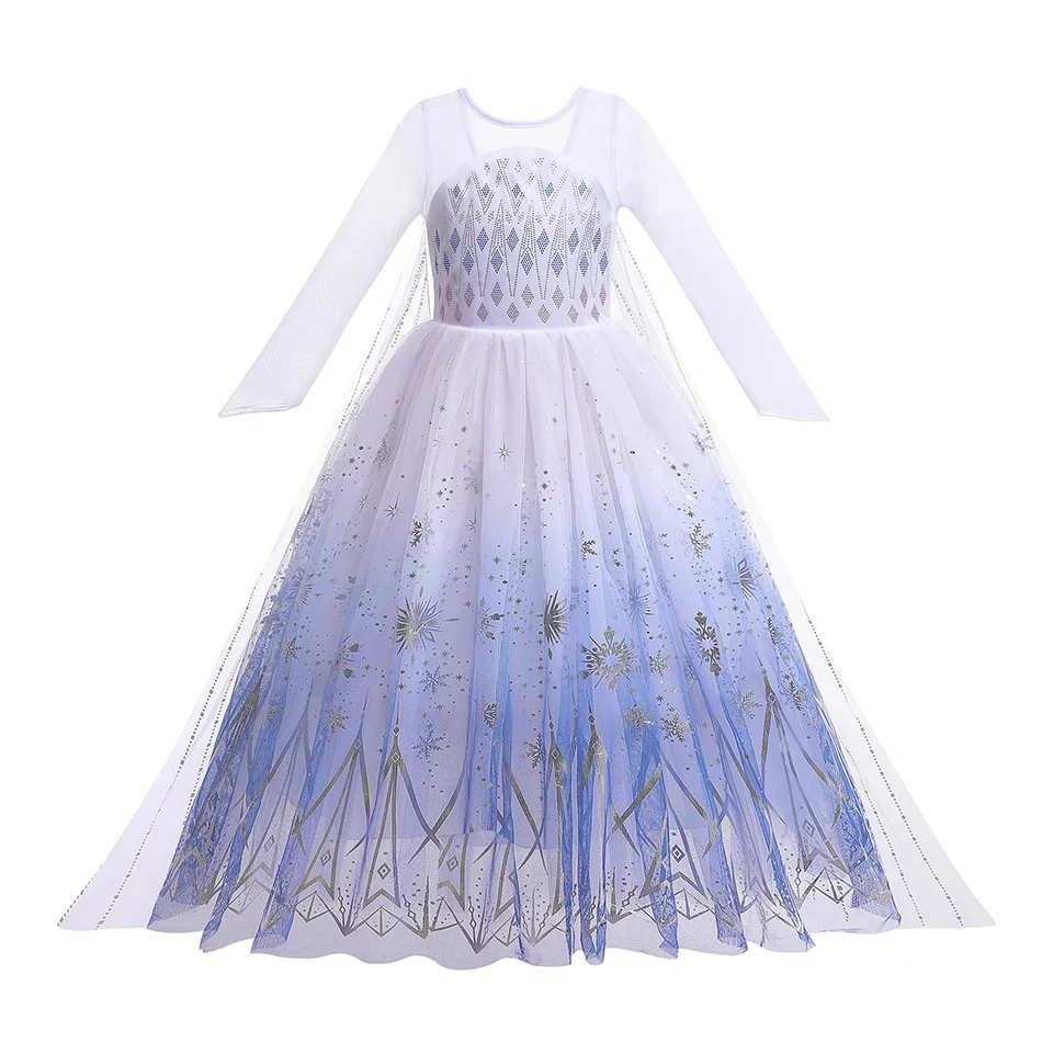 Girl Elsa Anna Dress Princess Costume Snow Queen Dress Baby Halloween Ariel Carnival Clothes Kids Cosplay Clothes Party Clothing - Image 11